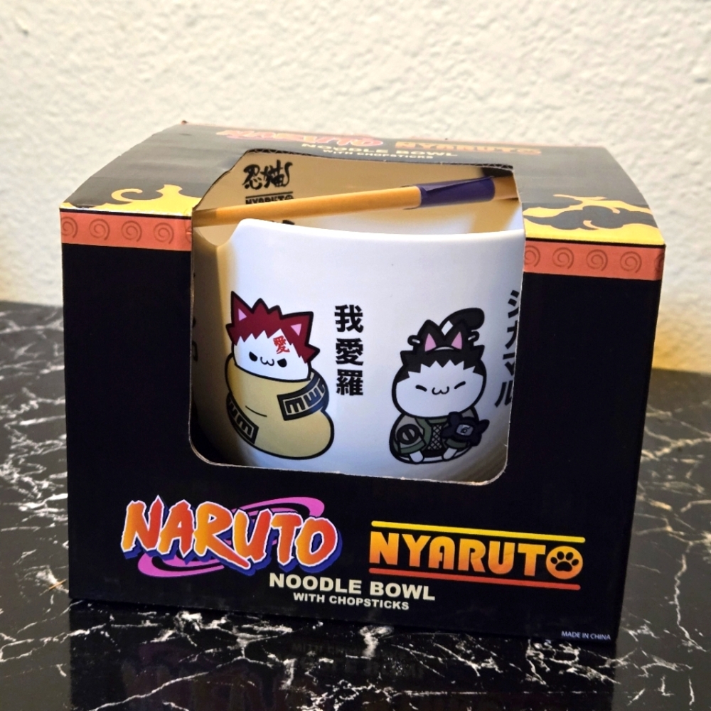 Naruto Noodle Bowl with Chopsticks